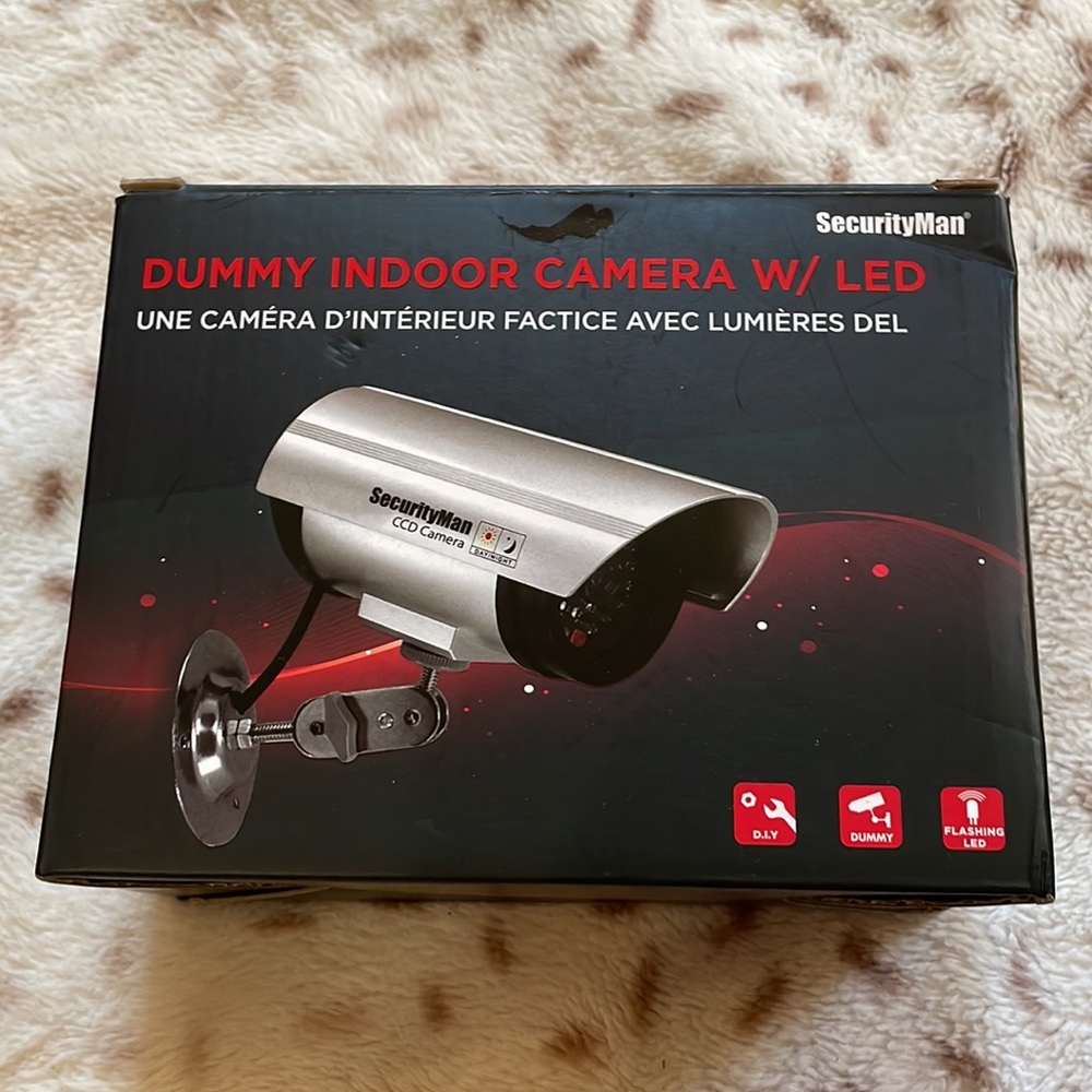 Security Man Dummy Indoor Camera with LED New in box - Picture 2 of 5